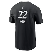 Men's Nike Cameron Brink Black Los Angeles Sparks Name & Number Rebel Edition T-Shirt