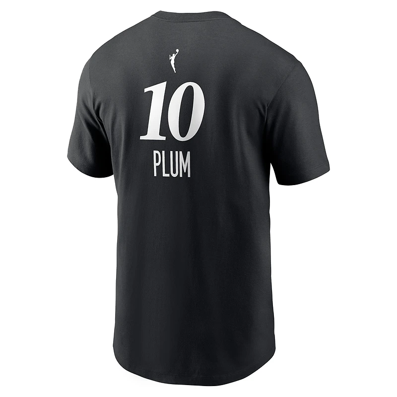 Men's Nike Kelsey Plum Black Los Angeles Sparks Name & Number Rebel Edition T-Shirt
