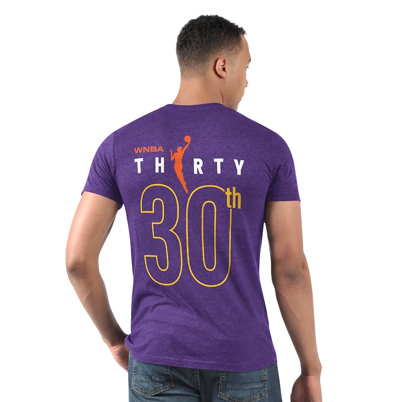 Men's Starter Purple Los Angeles Sparks WNBA 30th Anniversary Prime Time T-Shirt