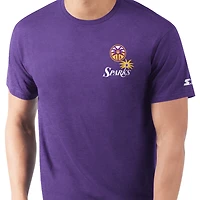 T-shirt Starter violet pour homme Los Angeles Sparks WNBA 30e anniversaire Prime Time