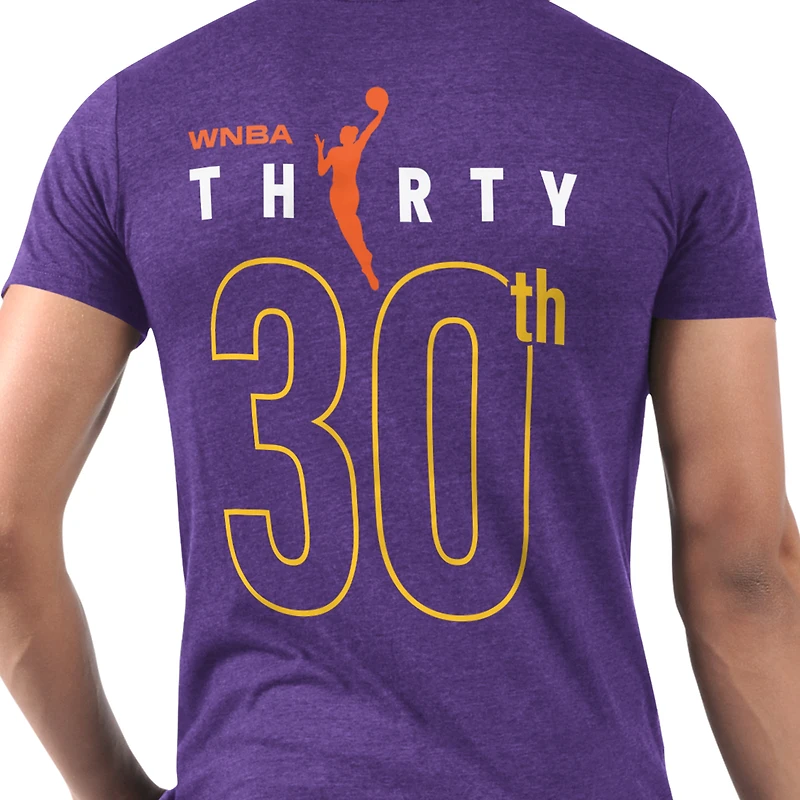 Men's Starter Purple Los Angeles Sparks WNBA 30th Anniversary Prime Time T-Shirt