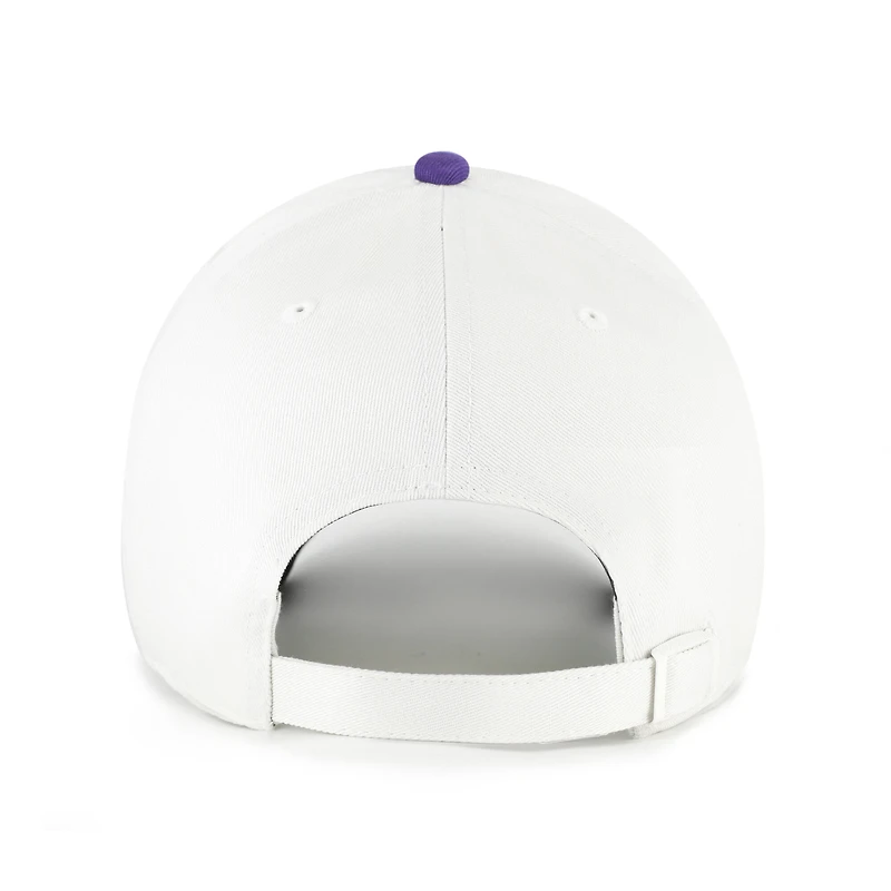 Unisex '47 White/Purple Los Angeles Sparks Contemporary Two-Tone Clean Up Adjustable Hat