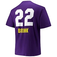 Unisex Fanatics Cameron Brink Purple Los Angeles Sparks Big & Tall Name Number T-Shirt