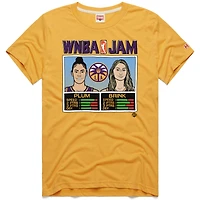 T-shirt unisexe hommage Cameron Brink & Kelsey Plum Gold Los Angeles Sparks WNBA Jam Tri-Blend