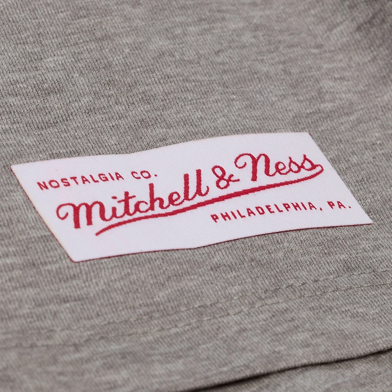 T-shirt unisexe Mitchell & Ness Lisa Leslie Heather Gray Los Angeles Sparks Court Origins Player Boyfriend pour femmes