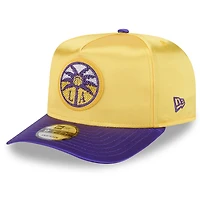 Unisex New Era Gold/Purple Los Angeles Sparks 2026 WNBA Draft Satin A-Frame 9FORTY Adjustable Hat