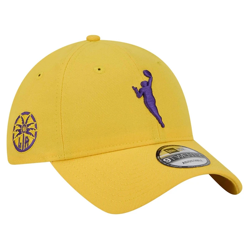Casquette ajustable unisexe New Era Gold Los Angeles Sparks 9TWENTY