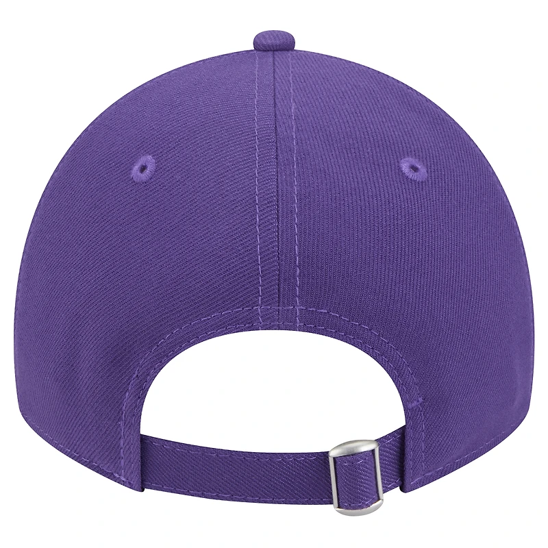 Casquette ajustable unisexe New Era violette Los Angeles Sparks Core Logo 9TWENTY