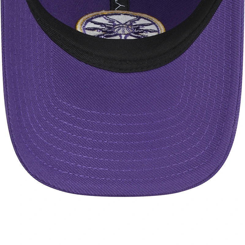 Unisex New Era Purple Los Angeles Sparks Core Logo 9TWENTY Adjustable Hat