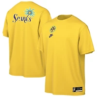 Unisex Nike Gold Los Angeles Sparks Court Origins Throwback Premium T-Shirt