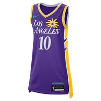 Maillot Nike Kelsey violet prune unisexe Los Angeles Sparks Explorer Edition Victory