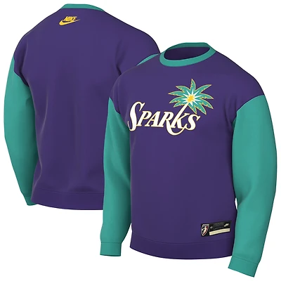 Unisex Nike  Purple Los Angeles Sparks Hardwood Classics Court Origins Throwback Sweatshirt