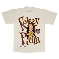 T-shirt unisexe Playa Society Kelsey Plum Cream Los Angeles Sparks Sketch