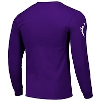 T-shirt unisexe violet Los Angeles Sparks Play à manches longues
