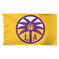 Drapeau de luxe WinCraft Los Angeles Sparks 3 pi x 5 pi