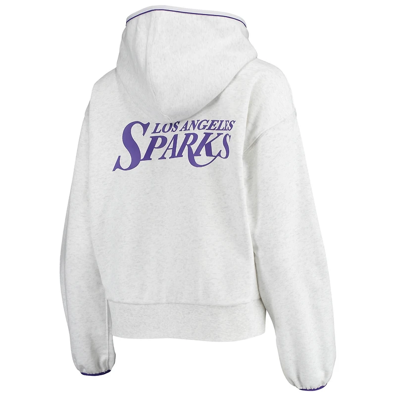 Women's Nike Gray Los Angeles Sparks Performance Full-Zip Hoodie