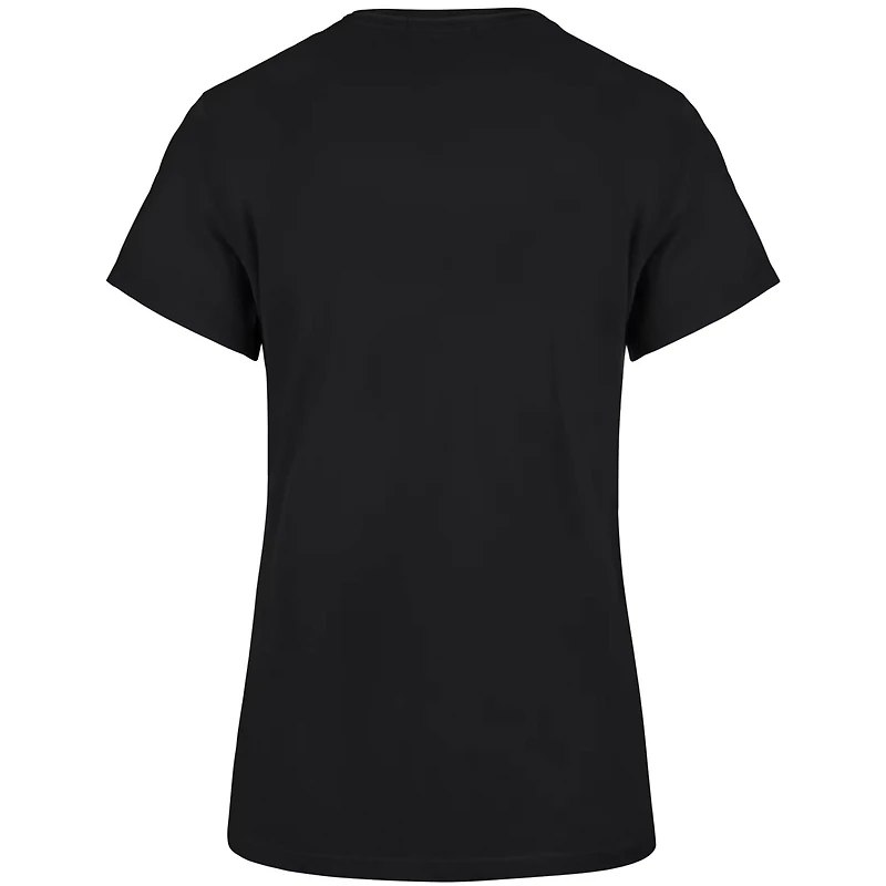 Women's Profile x 47 Black Los Angeles Sparks Logo Lockup Plus V-Neck T-Shirt