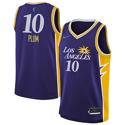 Youth Nike Kelsey Plum Purple Los Angeles Sparks Explorer Edition Jersey