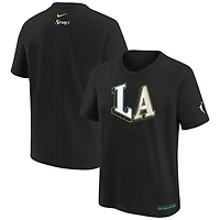 T-shirt Nike noir Los Angeles Sparks Rebel Edition pour jeunes