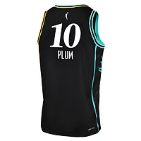 Youth Nike Kelsey Plum Black Los Angeles Sparks Victory Jersey - Rebel Edition