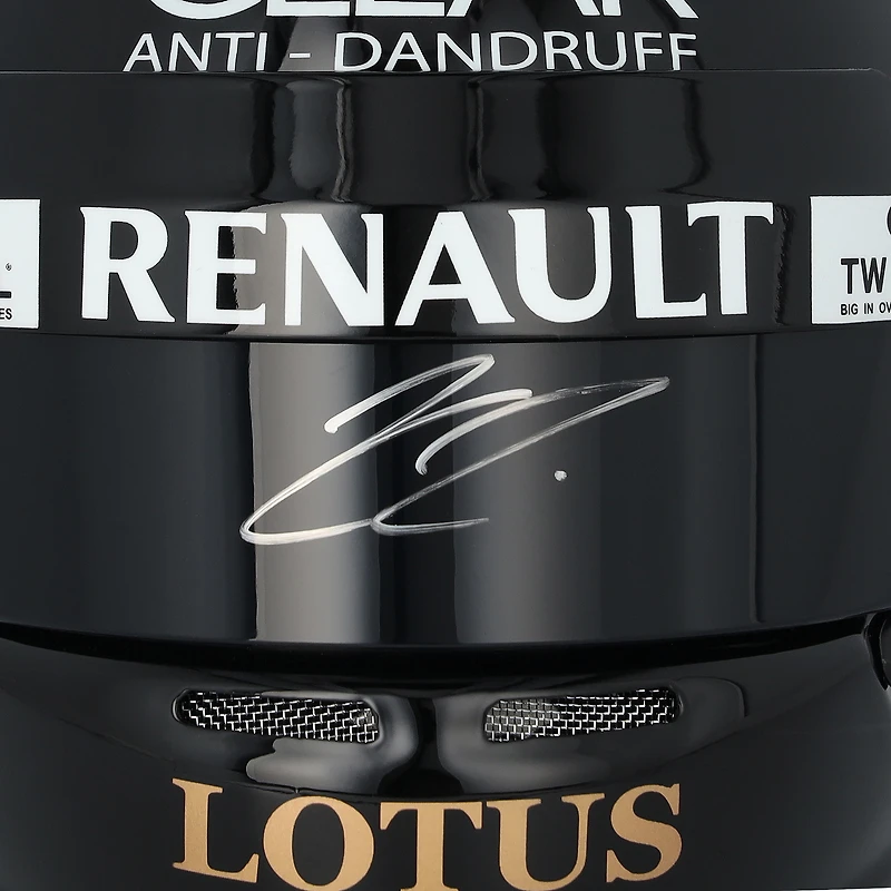 Casque Kimi Räikkönen Lotus F1 Team autographié, hommage à James Hunt, Grand Prix de Monaco 2012, échelle 1:2