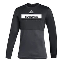 Sweat-shirt adidas noir Louisiana Ragin' Cajuns Team Issue Poly pour homme