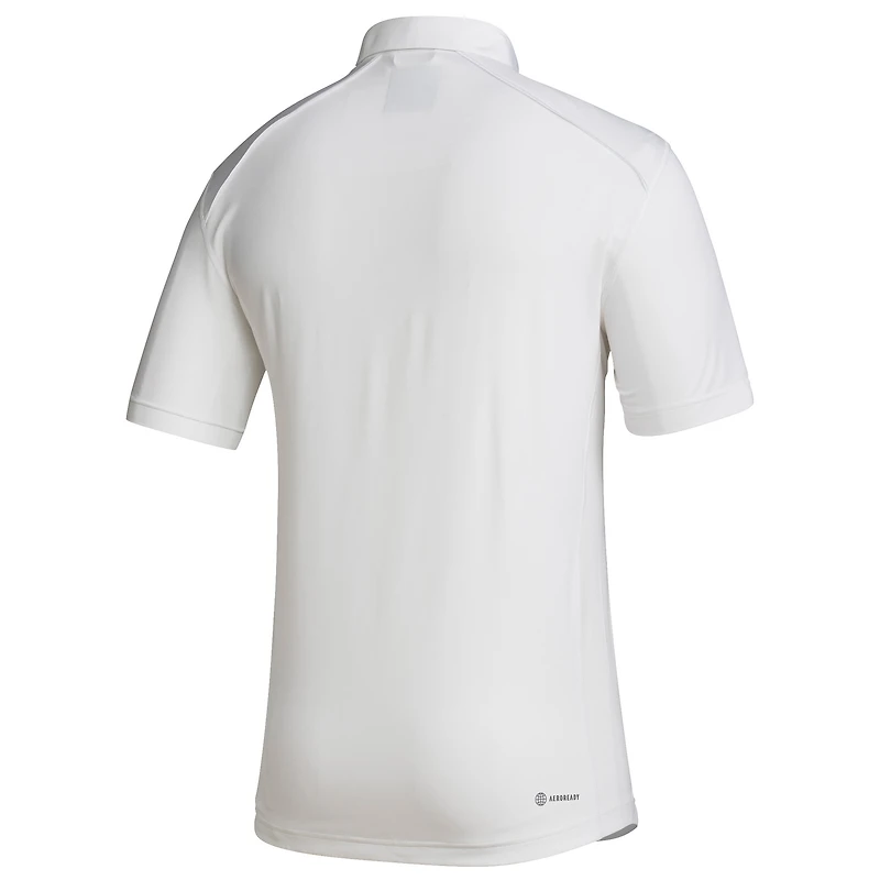 Men's adidas White Louisiana Ragin' Cajuns 125th Anniversary Logo Polo
