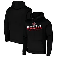 Men's Colosseum Cardinal Louisiana Ragin' Cajuns Lantern Pullover Hoodie
