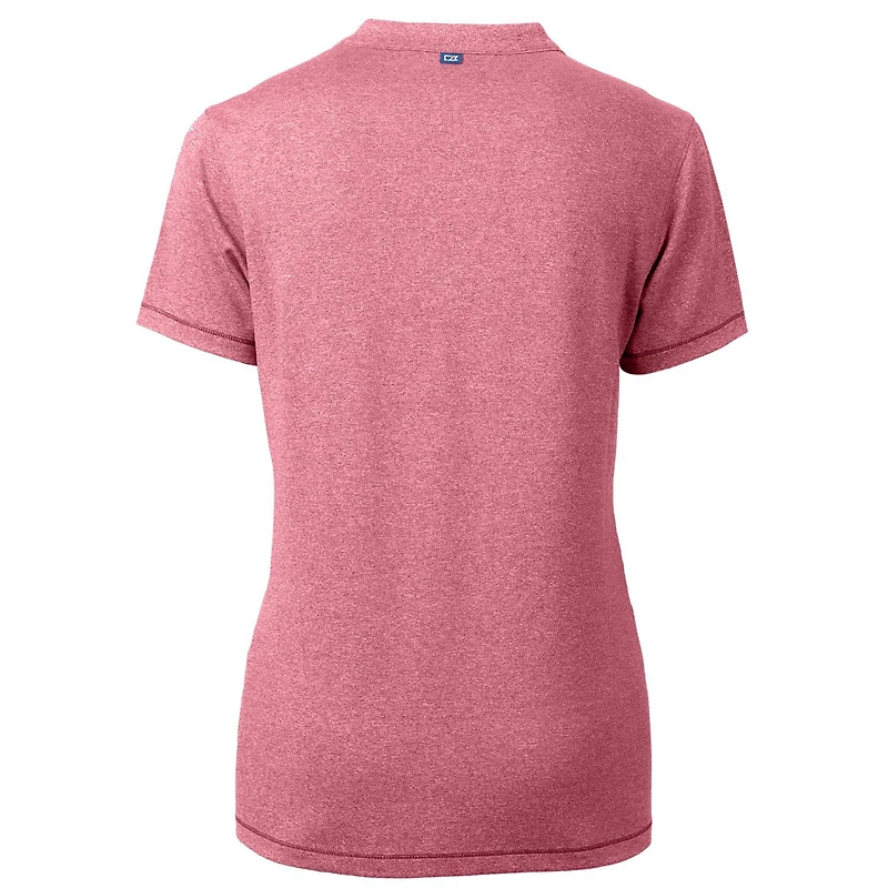 Haut à col en V Forge Blade pour femme Cutter & Buck Cardinal Louisiana Ragin' Cajuns