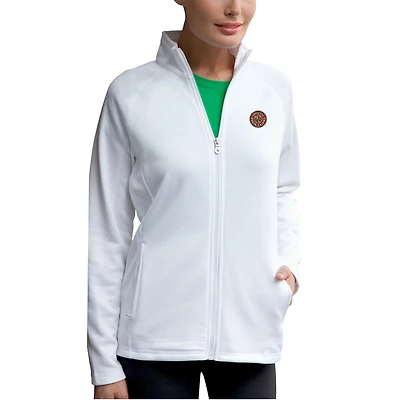 Veste zippée en micropolaire brossée blanche pour femme Louisiana Ragin' Cajuns