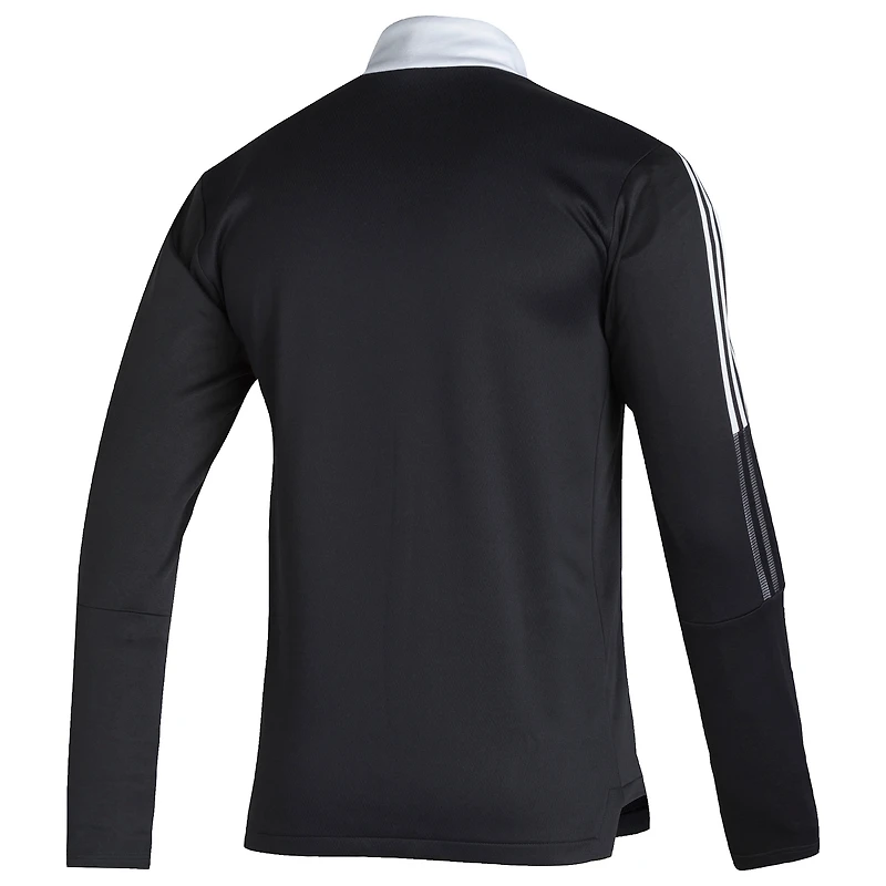 Veste de survêtement zippée adidas noire pour homme Louisiana Tech Bulldogs Sideline Tiro21