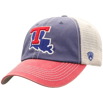 Men's Top of the World  Royal Louisiana Tech Bulldogs Off Road Adjustable Trucker Hat