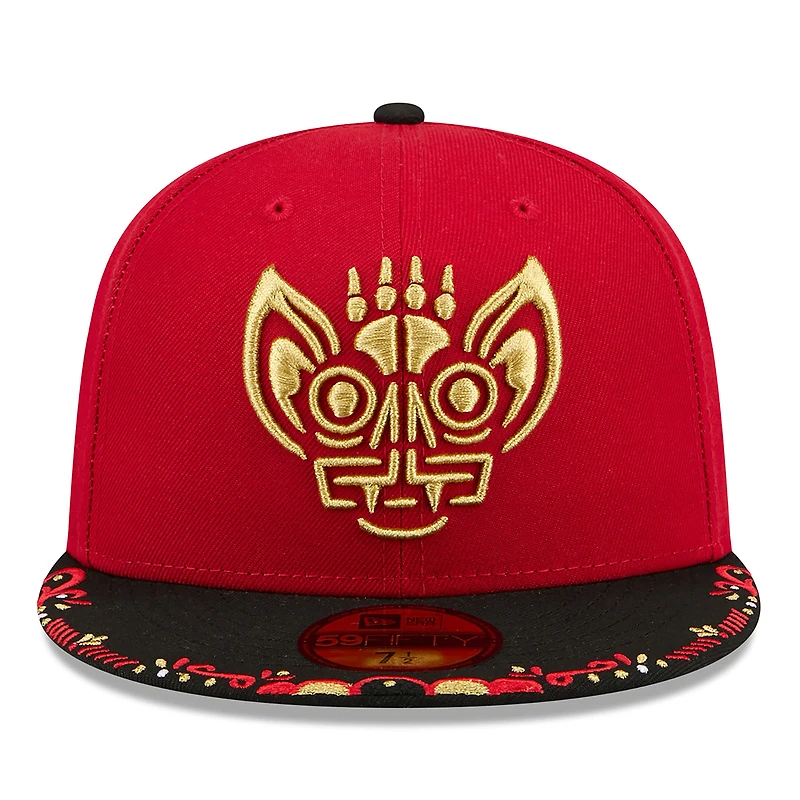 Men's New Era  Red/Black Louisville Bats 2026 Copa De La Diversion 59FIFTY Fitted Hat