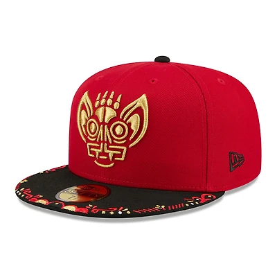Casquette ajustée New Era rouge/noire Louisville Bats 2026 Copa De La Diversion 59FIFTY pour homme