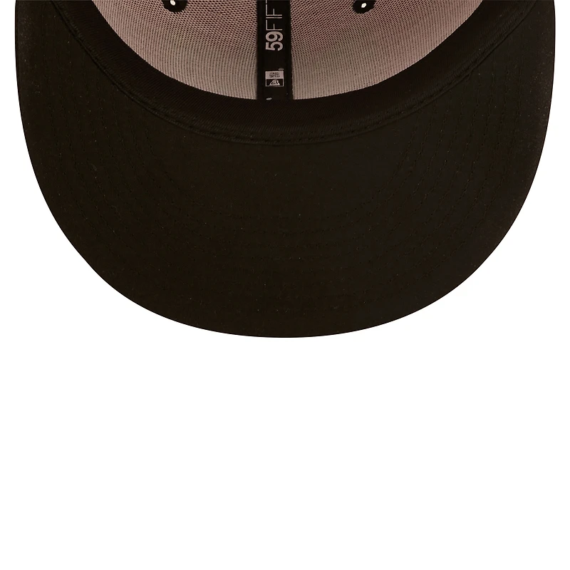 Men's New Era Red/Black Murciélagos De Louisville Copa La Diversion 59FIFTY Fitted Hat