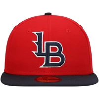 NWE LOUBAT RED HOME MIB AUTHENTIC COLLECTION 59FIFTY HATMENHIC