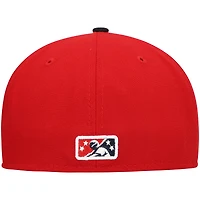 NWE LOUBAT RED HOME MIB AUTHENTIC COLLECTION 59FIFTY HATMENHIC