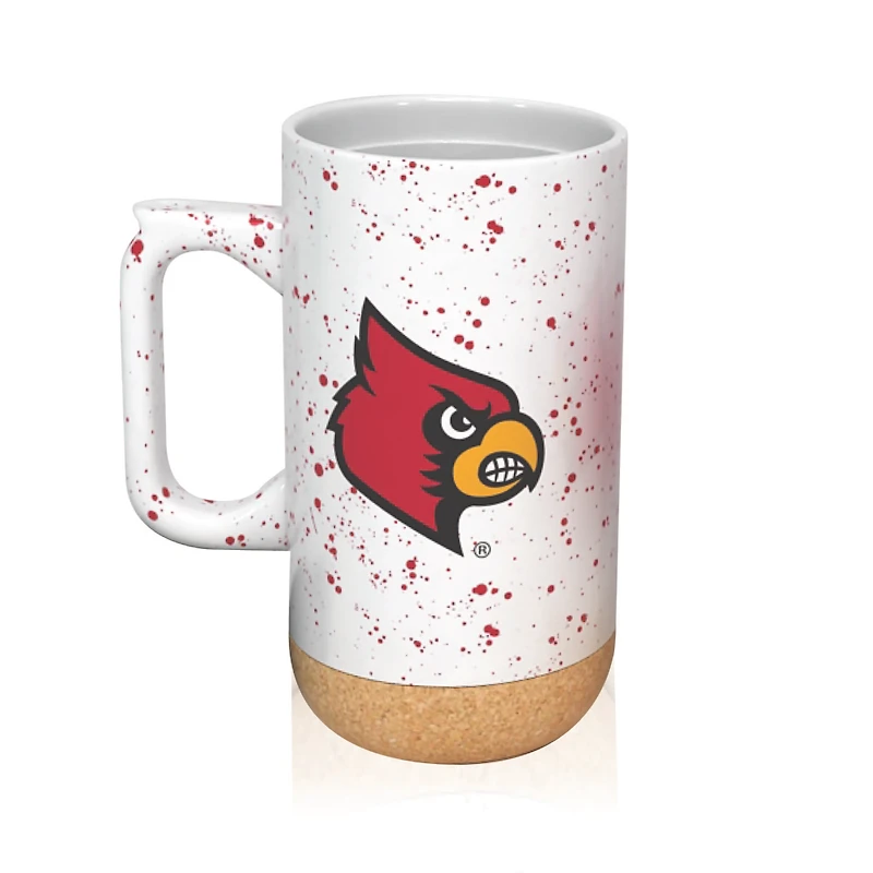 Louisville Cardinals 18oz. Speckle Cork Mug