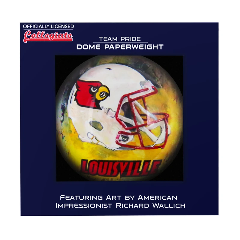 Louisville Cardinals Team Pride Dome Paper Weight