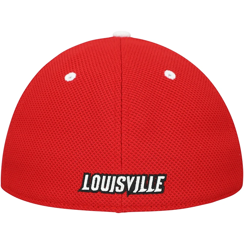 Men's adidas  Athletic Red Louisville Cardinals On-Field Fitted Baseball Hat