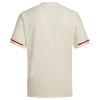 Maillot de baseball réplique des Louisville Cardinals couleur crème adidas pour homme
