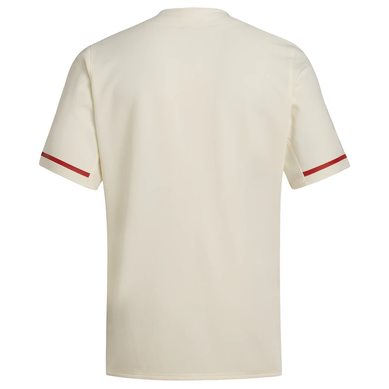 Men's adidas Cream Louisville Cardinals Replica Baseball Jersey