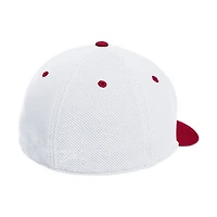 Casquette de baseball ajustée blanche pour homme des Louisville Cardinals d'Adidas On-Field
