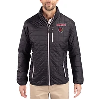 Men's Cutter & Buck Louisville Cardinals Rainier Eco Insulated PrimaLoft Full-Zip Puffer Jacket
