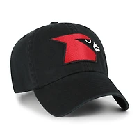 Men's '47 Black Louisville Cardinals Vault Clean Up Adjustable Hat