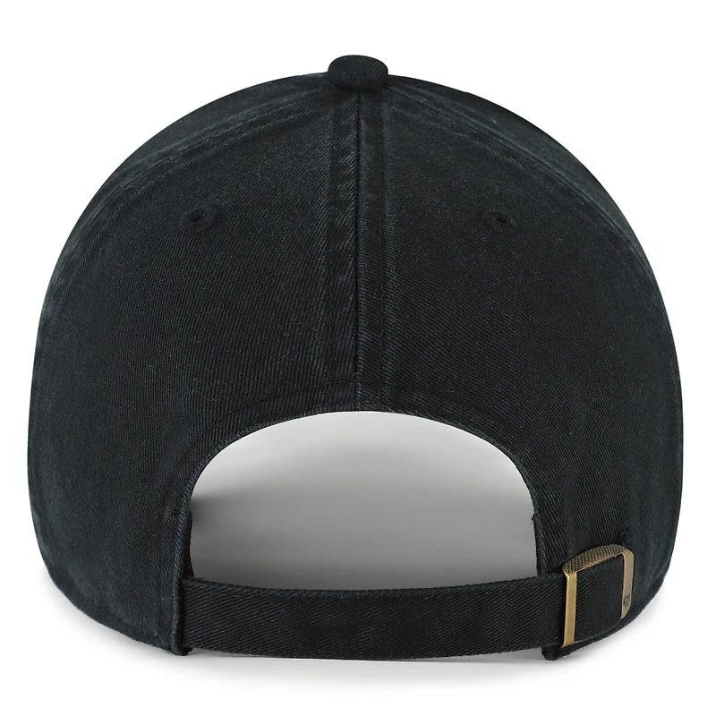 Men's '47 Black Louisville Cardinals Vault Clean Up Adjustable Hat