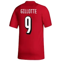 Men's adidas Ashton Gillotte Red Louisville Cardinals Replica Football Alumni Jersey