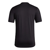 T-shirt d'avant-match de basket-ball adidas Louisville Cardinals On Court Orbit pour homme noir
