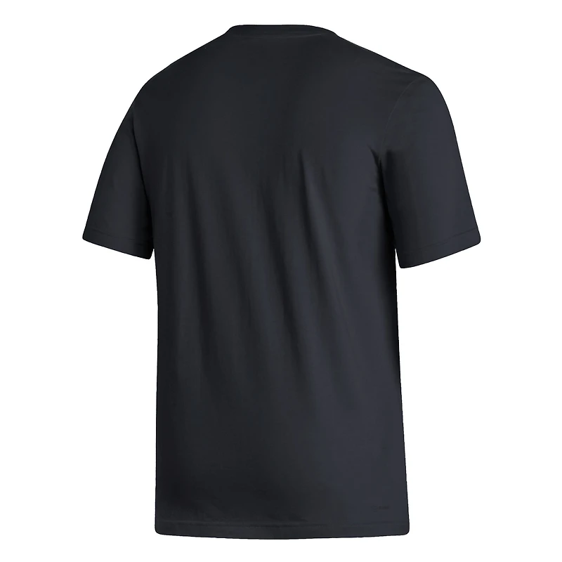 T-shirt adidas Louisville Cardinals Locker Lines Softball Fresh pour homme, noir
