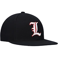 Men's adidas Black Louisville Cardinals On-Field Baseball Fitted Hat